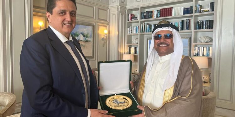 عمر مورو يستقبل رئيس البرلمان العربي