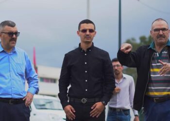 أشغال تهيئة واد مياه الأمطار في جماعة اكزناية