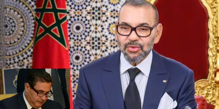 الملك وأخنوش