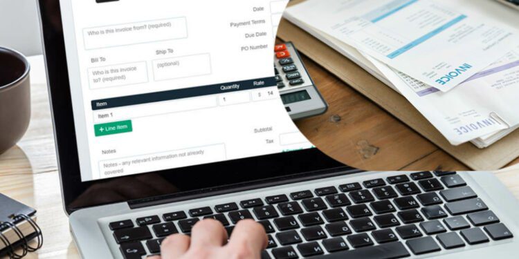حاسوب invoice