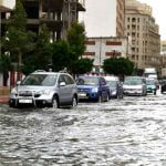 الأجواء الممطرة بطنجة