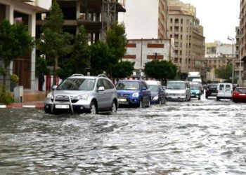 الأجواء الممطرة بطنجة