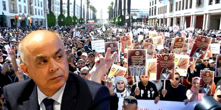 احتجاجات الأساتذة