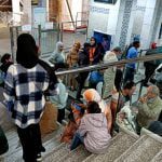 كراسي الانتظار في محطة القطار الرباط