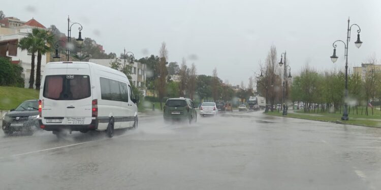 أمطار غزيرة بطنجة
