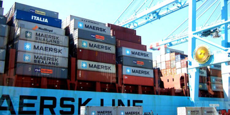 حاويات شركة ميرسك