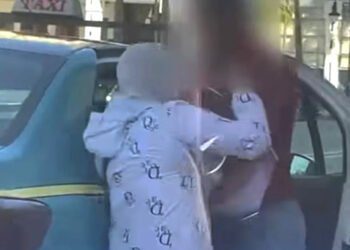 شجار سيارة أجرة