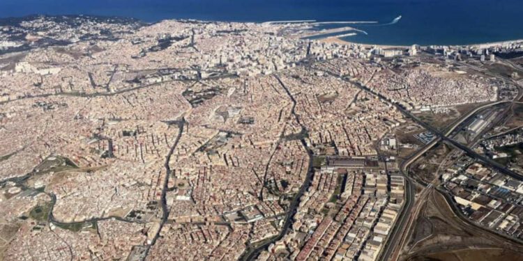 صورة جوية لطنجة