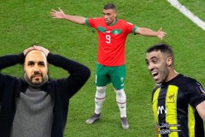 هل ينهي انتقاد الركراكي مشوار عبد الرزاق حمد الله مع المنتخب المغربي؟