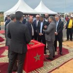 أشغال محطة تعبئة الفواكه الحمراء بالقطب الفلاحي اللوكوس