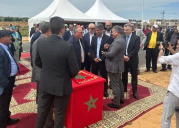 أشغال محطة تعبئة الفواكه الحمراء بالقطب الفلاحي اللوكوس