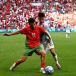 لاعب المنتخب المغربي زكرياء الواحيدي