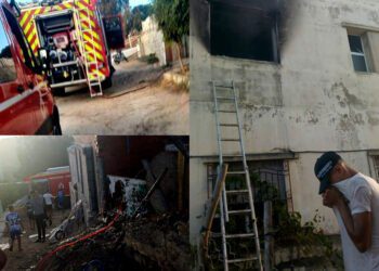 حريق يتلهم شقة بحي أحمار بطنجة بسبب شارجور