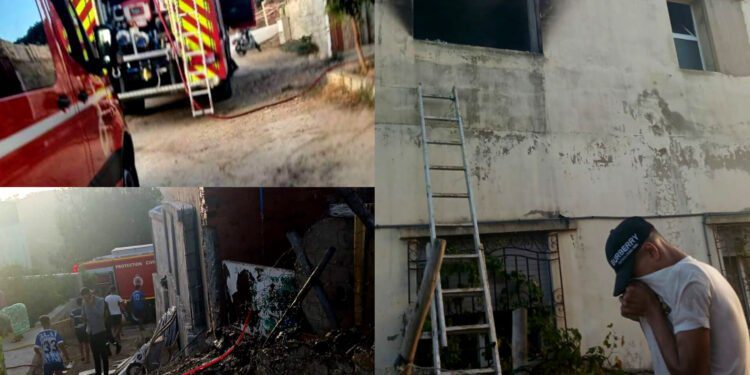 حريق يتلهم شقة بحي أحمار بطنجة بسبب شارجور