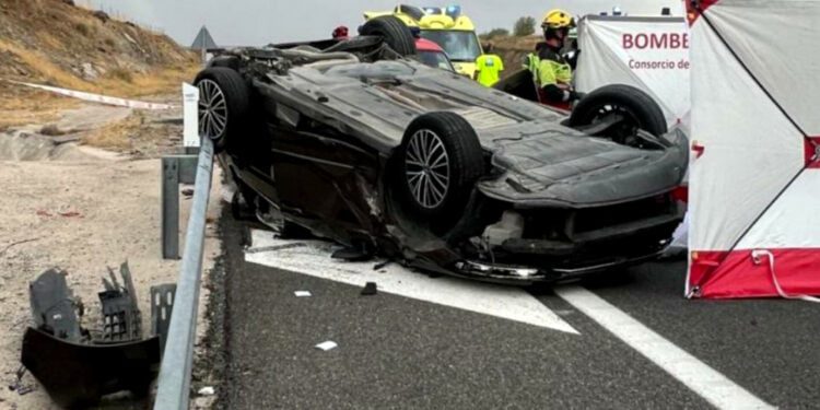 مصرع شاب وجرح 8 في حادثة سير خطيرة بإسبانيا