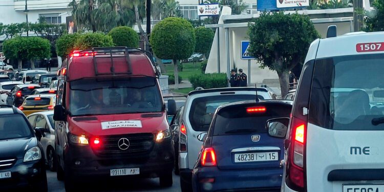 حادثة سير طنجة دراجة نارية