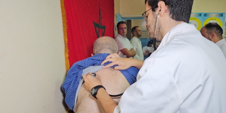 مؤسسة محمد السادس لإعادة إدماج السجناء تنظم قافلة طبية لفائدة سجناء الحسيمة