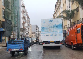 سلطات طنجة شاحنات البضائع