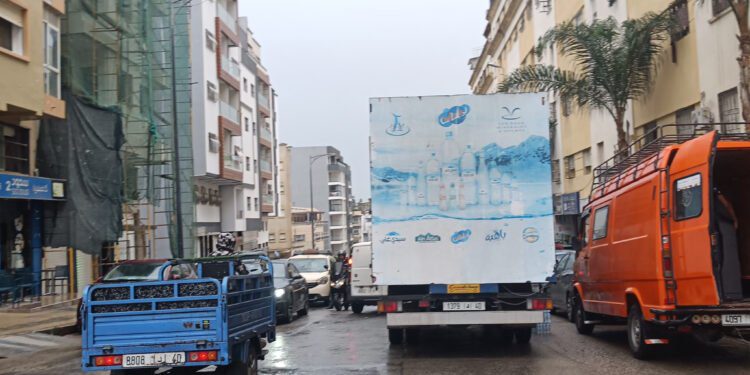 سلطات طنجة شاحنات البضائع