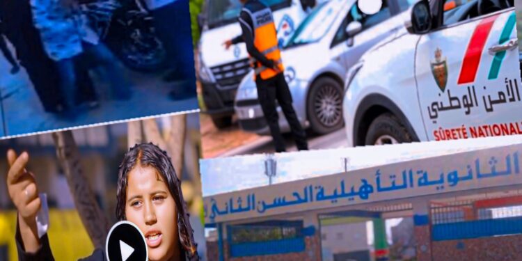 إيقاف السيدة المعتدية على تلميذة