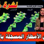 مقاييس التساقطات المطرية الأخيرة