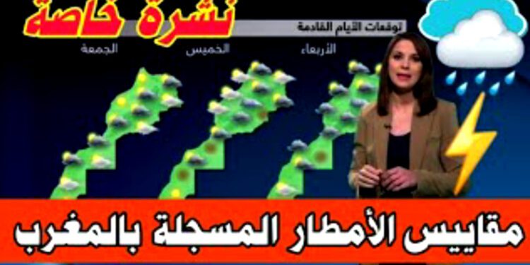 مقاييس التساقطات المطرية الأخيرة