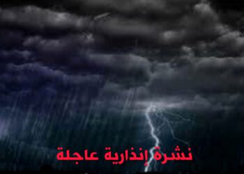 زخات رعدية قوية