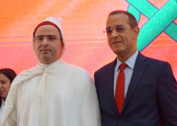 حفل تسليم السلط في عمالة إقليم النواصر بين عبد الله شاطر و جلال بنحيون