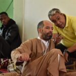 الصحفي رشيد البلغيتي في حديث مهني مع الزميل حميد المهداوي