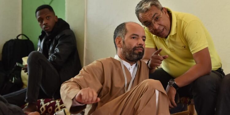 الصحفي رشيد البلغيتي في حديث مهني مع الزميل حميد المهداوي