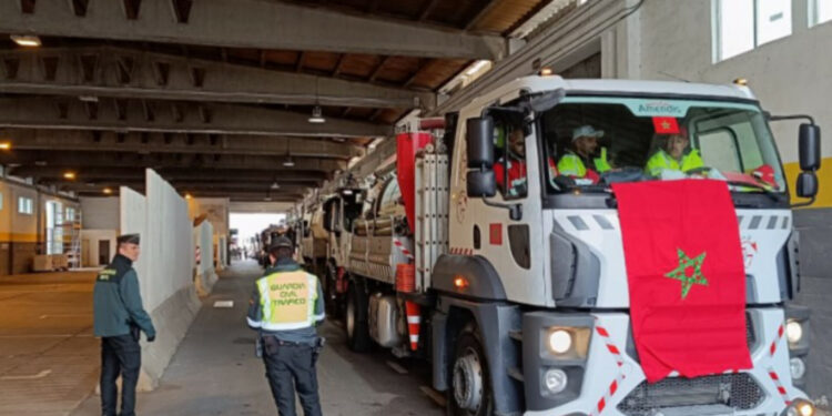 المساعدات المغربية لاسبانيا