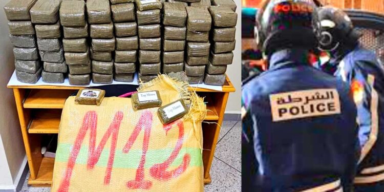 العثور على صندوق من مخدر الحشيش قرب محطة طنجة