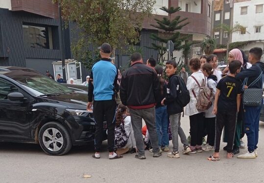 حادثة سير فوق ممر الراجلين