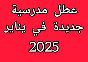 عطلة رأس السنة 2025