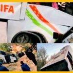 انقلاب حافلة المسافرين ضواحي مدينة مراكش