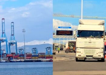 رقم قياسي في منصة الصادرات بالميناء المتوسطي في يوم واحد