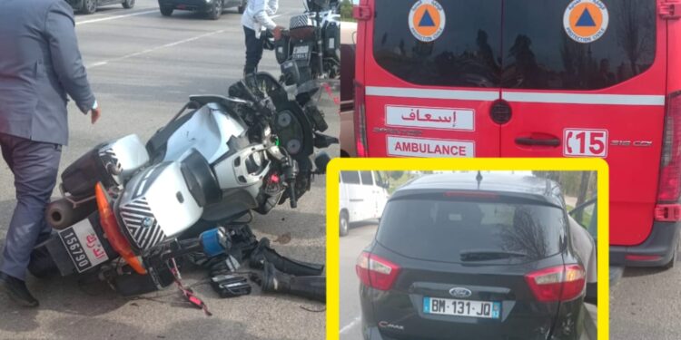 تفاصيل صادمة لحادثة سير بين سيارة مهاجر من الجالية والدرك الملكي