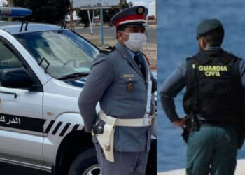 الحرس المدني الإسباني يتفقد سواحل طنجة