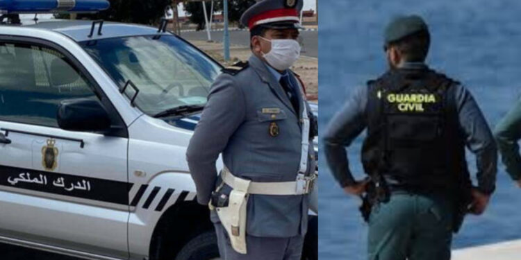 الحرس المدني الإسباني يتفقد سواحل طنجة