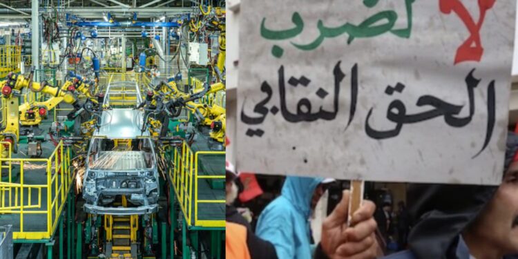 احتجاجا على قانون الإضراب.. الإضراب يشل مصنع “رونو” بطنجة
