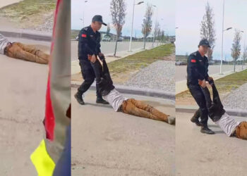 موظف صيني في شركة سانتوري يسحل عاملا مغربيا بطريقة مُهينة