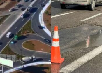 الأمطار تفضح عيوب مدار مغوغة وتضع المقاولة المكلفة في قفص الاتهام