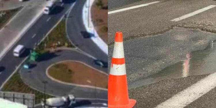 الأمطار تفضح عيوب مدار مغوغة وتضع المقاولة المكلفة في قفص الاتهام