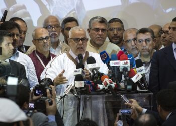 العدالة والتنمية يقتني فيلا جديدة بحي الليمون استعدادا للانتخابات المقبلة / AFP PHOTO / FADEL SENNA