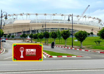 تقدم أشغال الواجهة الخارجية ملعب طنجة تكشف مفاجأة