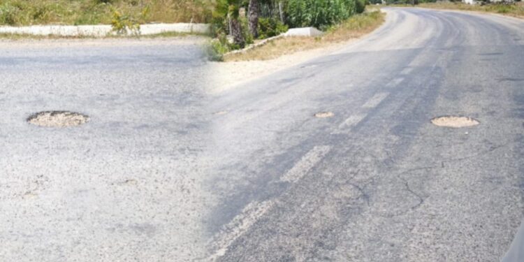 طريق جديدة تنهار قبل أن يجفّ إسفلتها.. والسلطات ساكنة بلا حراك