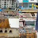 الوالي التازي يشرف على أشغال هدم "بلاصا الجديدة"