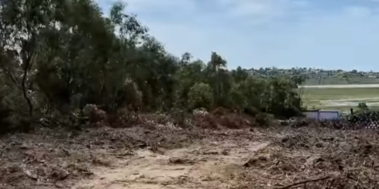 شركة الضحى متهمة بالترامي على ملك الغير بمنطقة هوارة