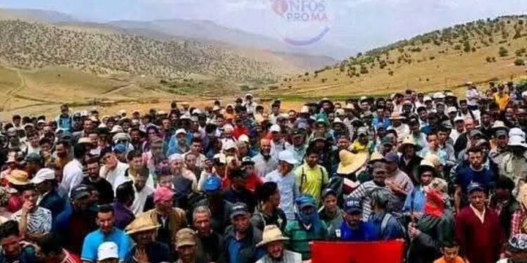 لغز خروج رجال آيت بوگماز عن صمتهم بعد طول صبر منذ فجر الاستقلال ولماذا قطعوا عشرات الكيلومترات مشيا على الأقدام