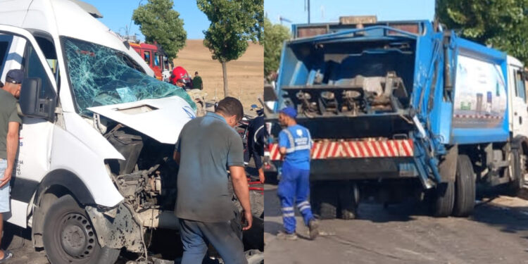 بعد يوم من احتجاجات ساكنة المنطقة..حادثة جنونية بطريق البحرين